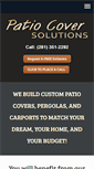 Mobile Screenshot of patiocoversolutions.com